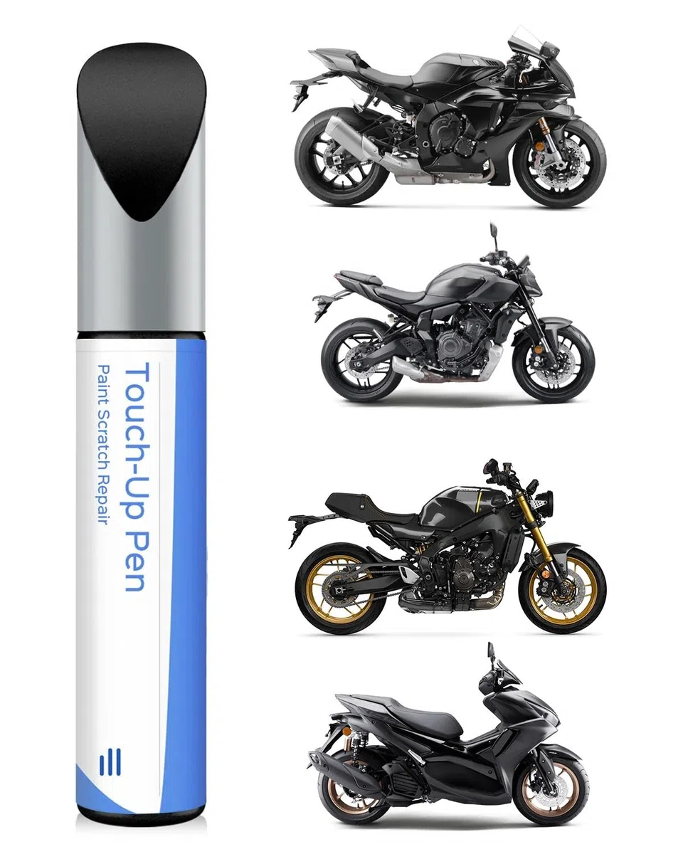 0903 Negro Metálico X Raven Pintura de reparación para motocicleta Yamaha, Exactitud de color