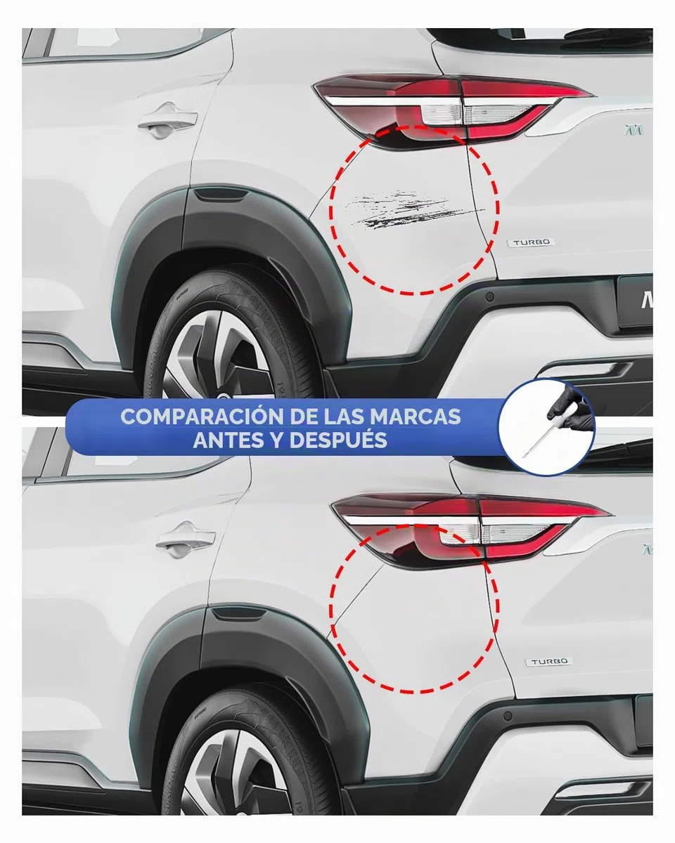 QAB Pearl White Tricoat - Rotulador de retoque para Nissan – Coincidencia exacta de Chips y arañazos