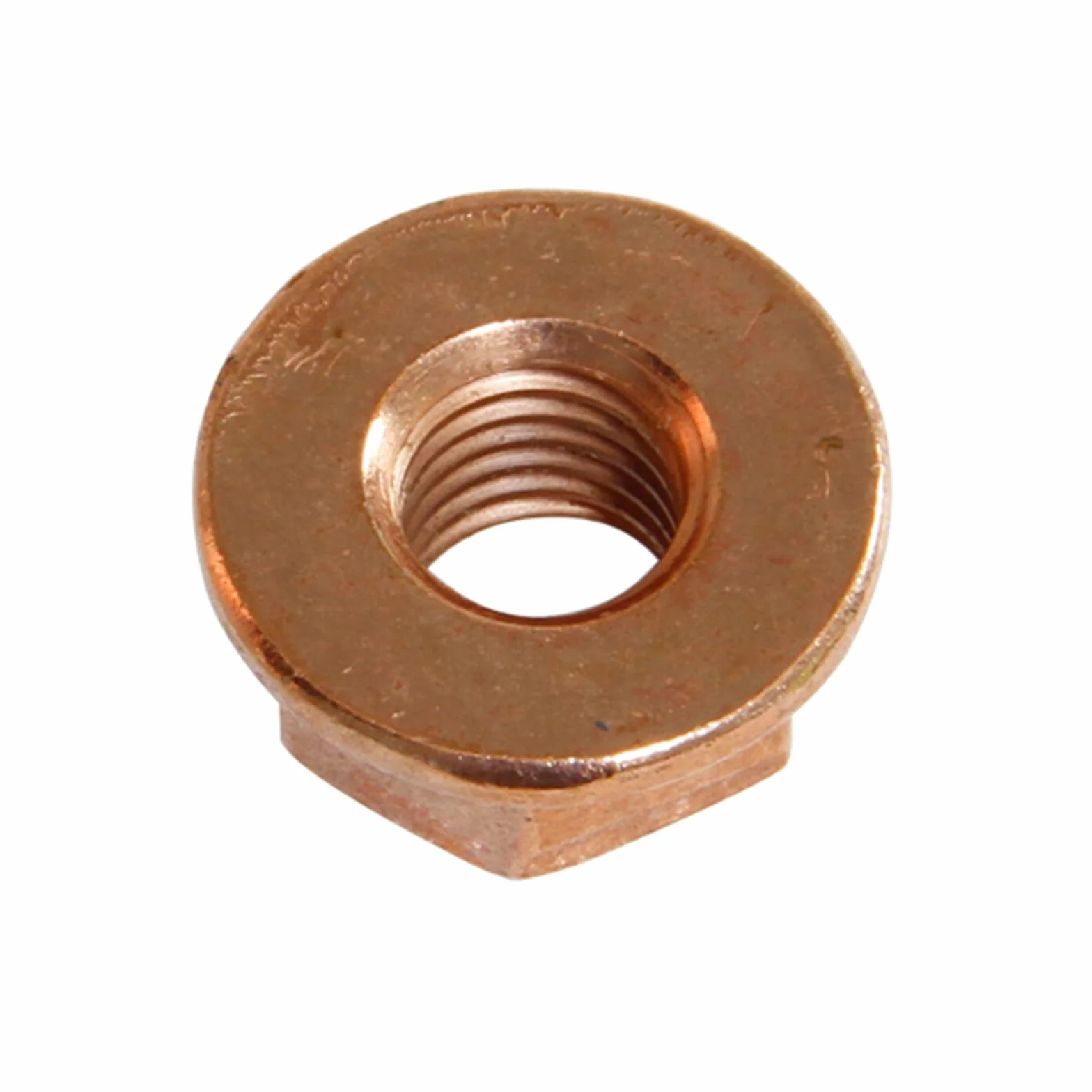 20 tuercas de colector de escape M10 hexagonales de cobre autobloqueante compatible con BMW Series Toyota Honda 90212-SA5-003 Accord Civic