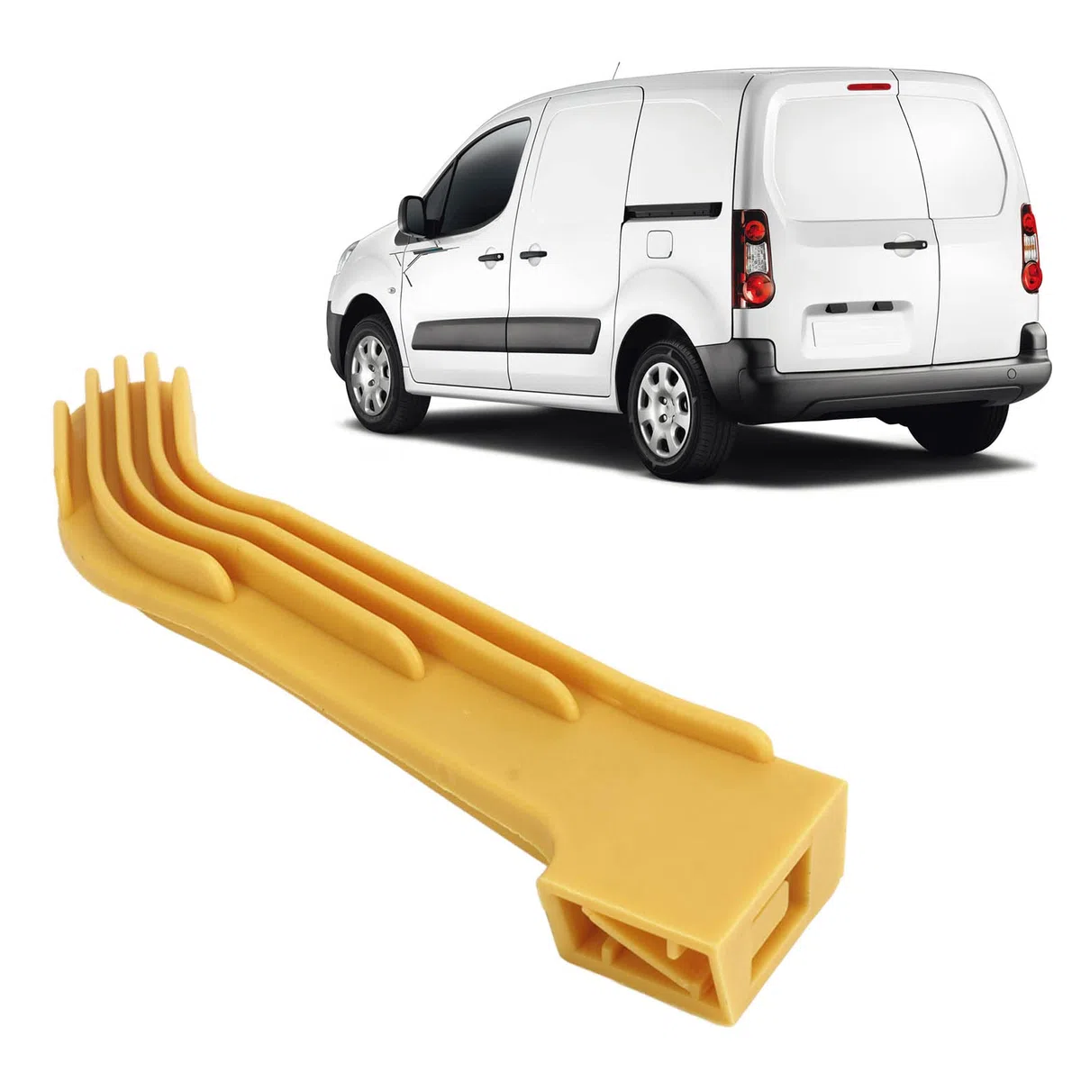 7934E7 Manija de Bloqueo de capó Recambio Amarillo Alta Resistencia para CITROEN BERLINGO