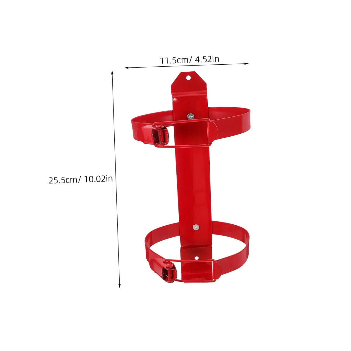 Holibanna Soporte De Pared Ajustable Para Extintor De Incendios 2 Kg Montaje Universal Para Vehículos Barcos Y Hogares Diseño Compacto Y Fácil De Instalar