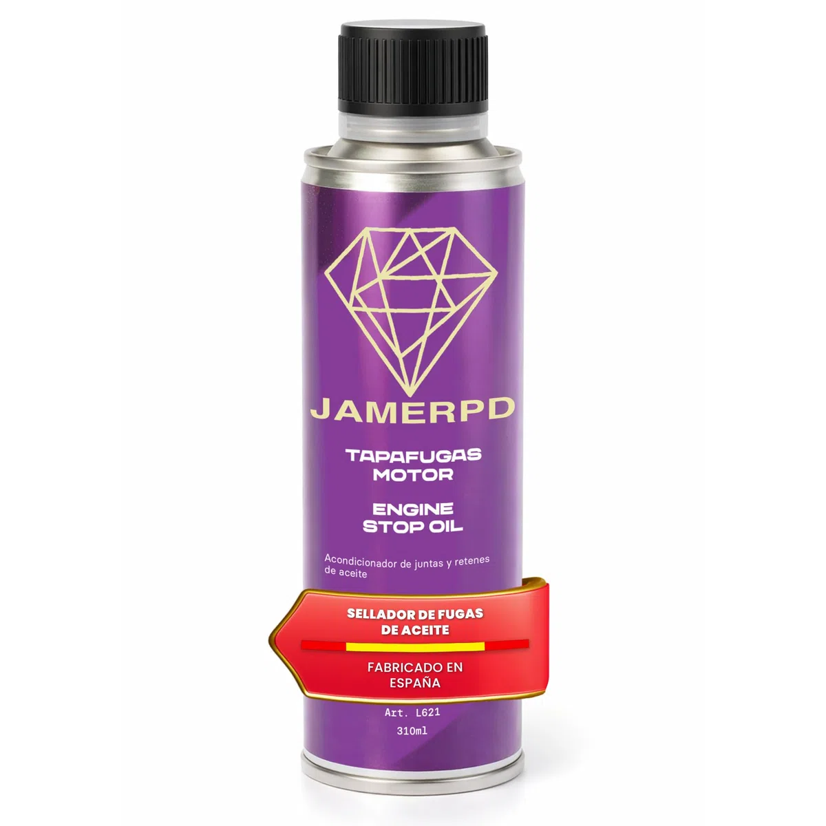 JAMERPD Sellador de Fugas de Aceite de Motor | Aditivo Antifugas para Sistemas de Aceite | Repara Microfugas y Filtraciones | Compatible con Todos los Aceites de Motor | 310 ml