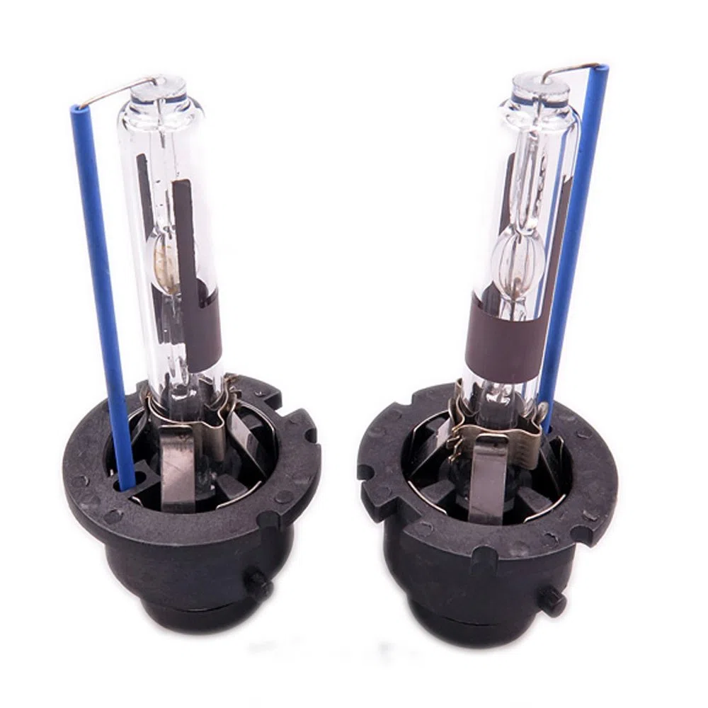 PolarLander 2 * 35W DC12V 6000K D4R lámpara de xenón Bombillas sustrato cerámico Descarga de Alta Intensidad HID Kit Luces