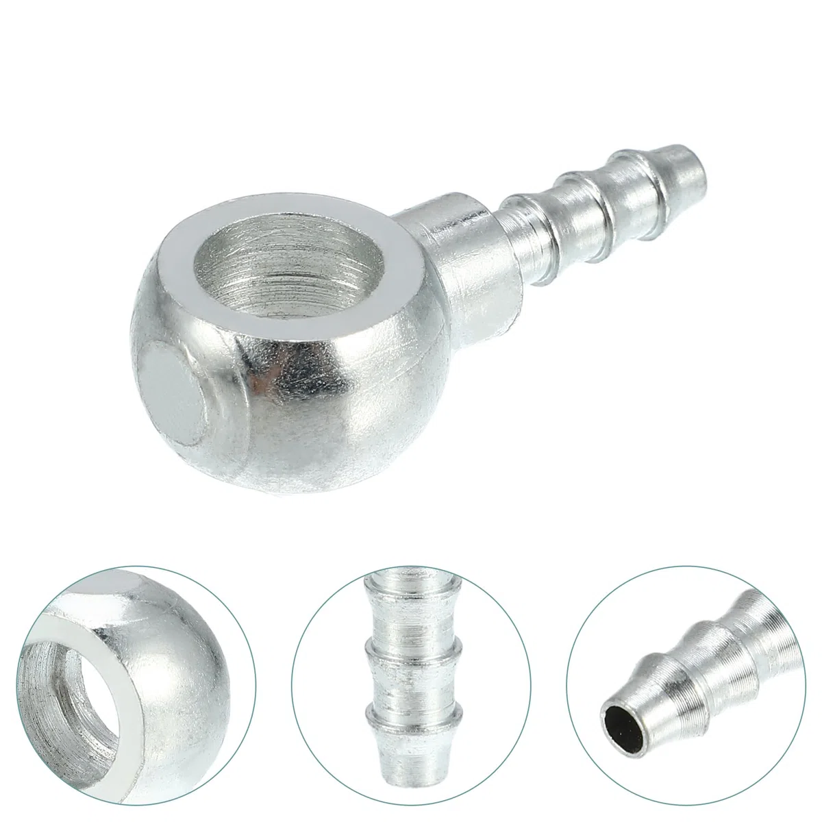 QUARKZMAN 10 mm Diámetro M10x1 Coche Banjo Conexión Adaptador con Arandelas - 8 Uds.