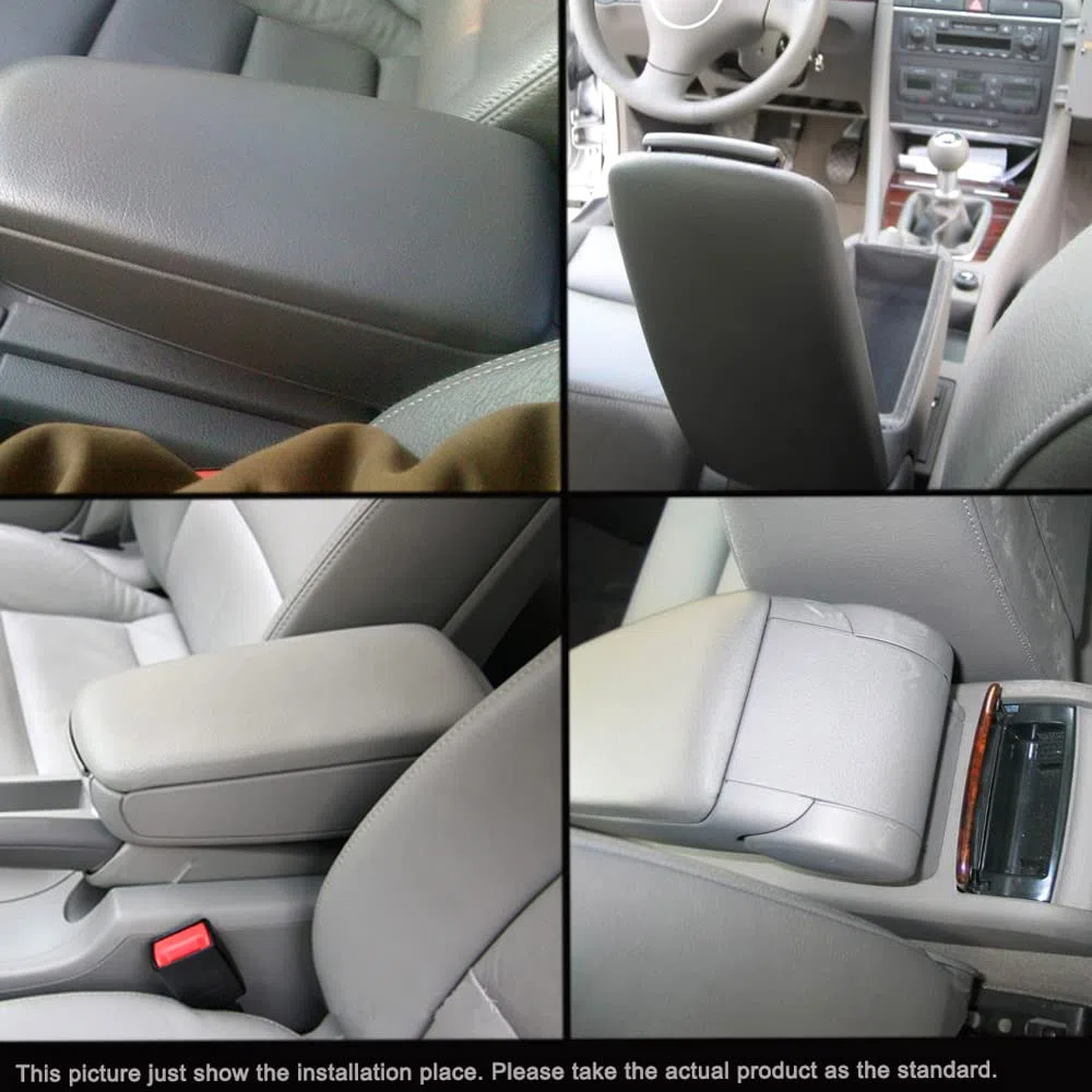Shkalacar Cobertura Consola Central del Auto del Coche Apoyabrazos Coche Compatible con Audi B6 B7 02-07
