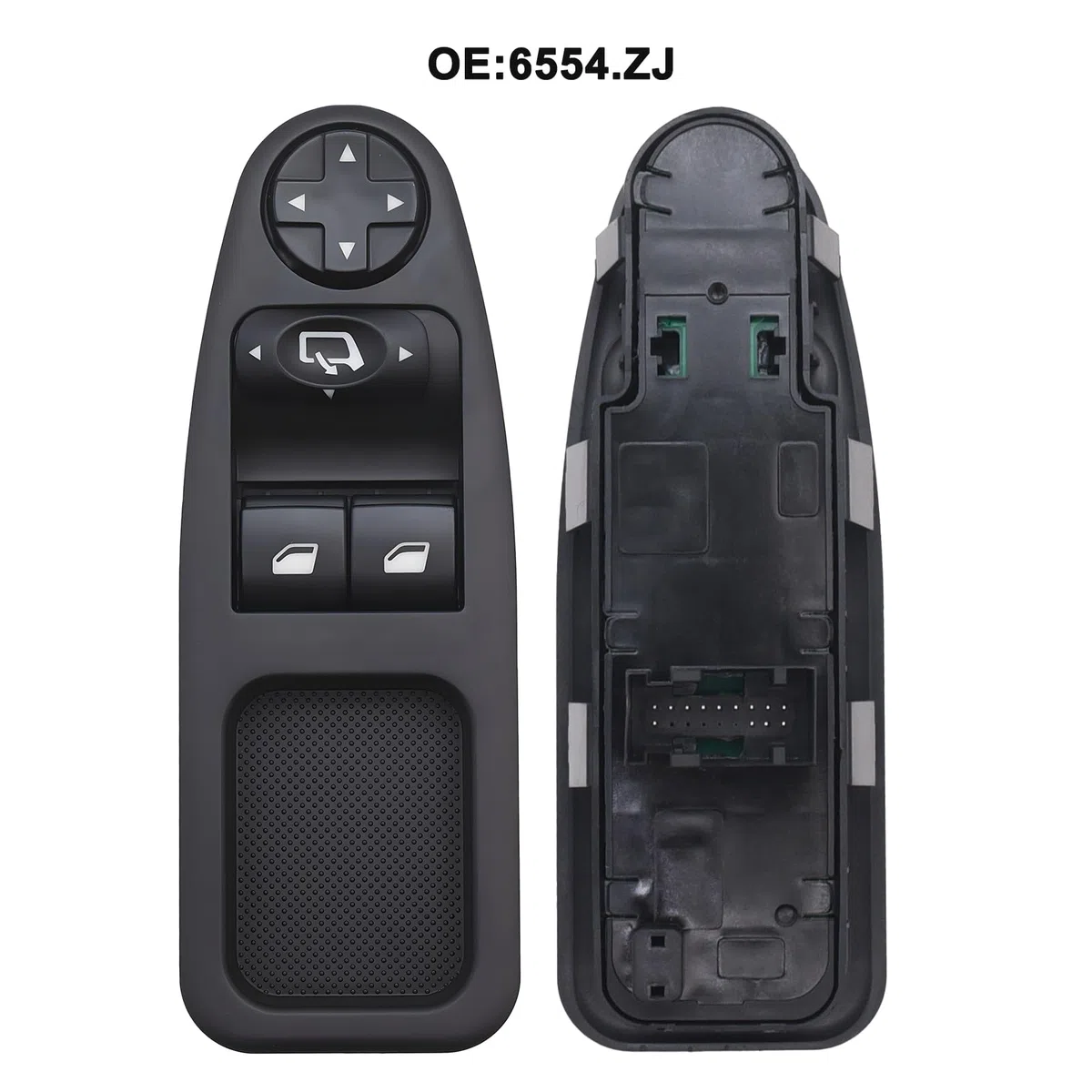 KAOLALI 6554.ZJ Botonera Elevaluna Botones de Elevalunas 13pins Mando Elevaluna Compatible para Citroen Jumpy Dispatch Peugeot Expert Master Fiat Scudo 2007-2016