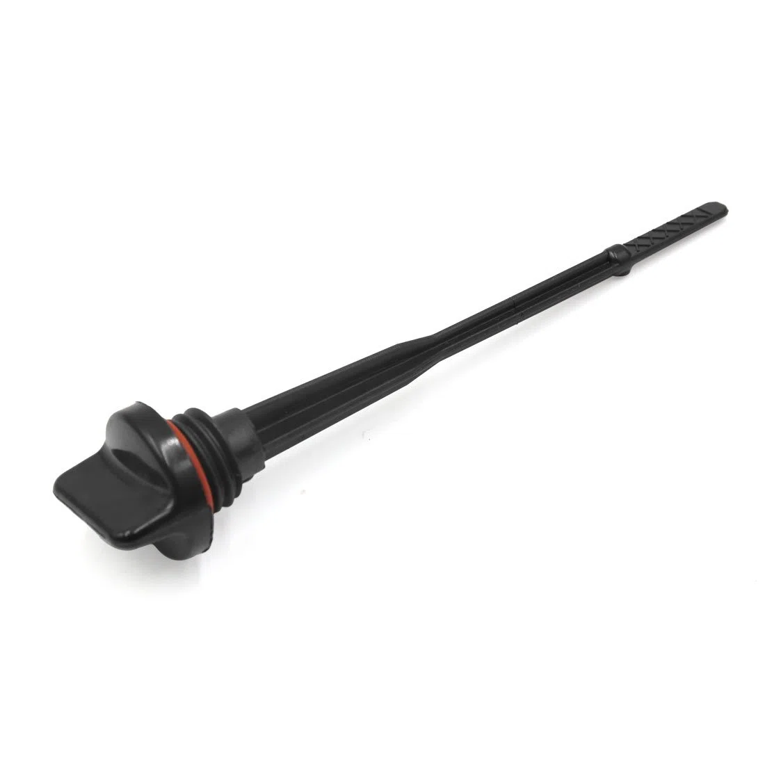 sourcing map Plástico Negro Varilla Graduada de Nivel Aceite Medidor del Motor para Motocicleta 15cm Longitud