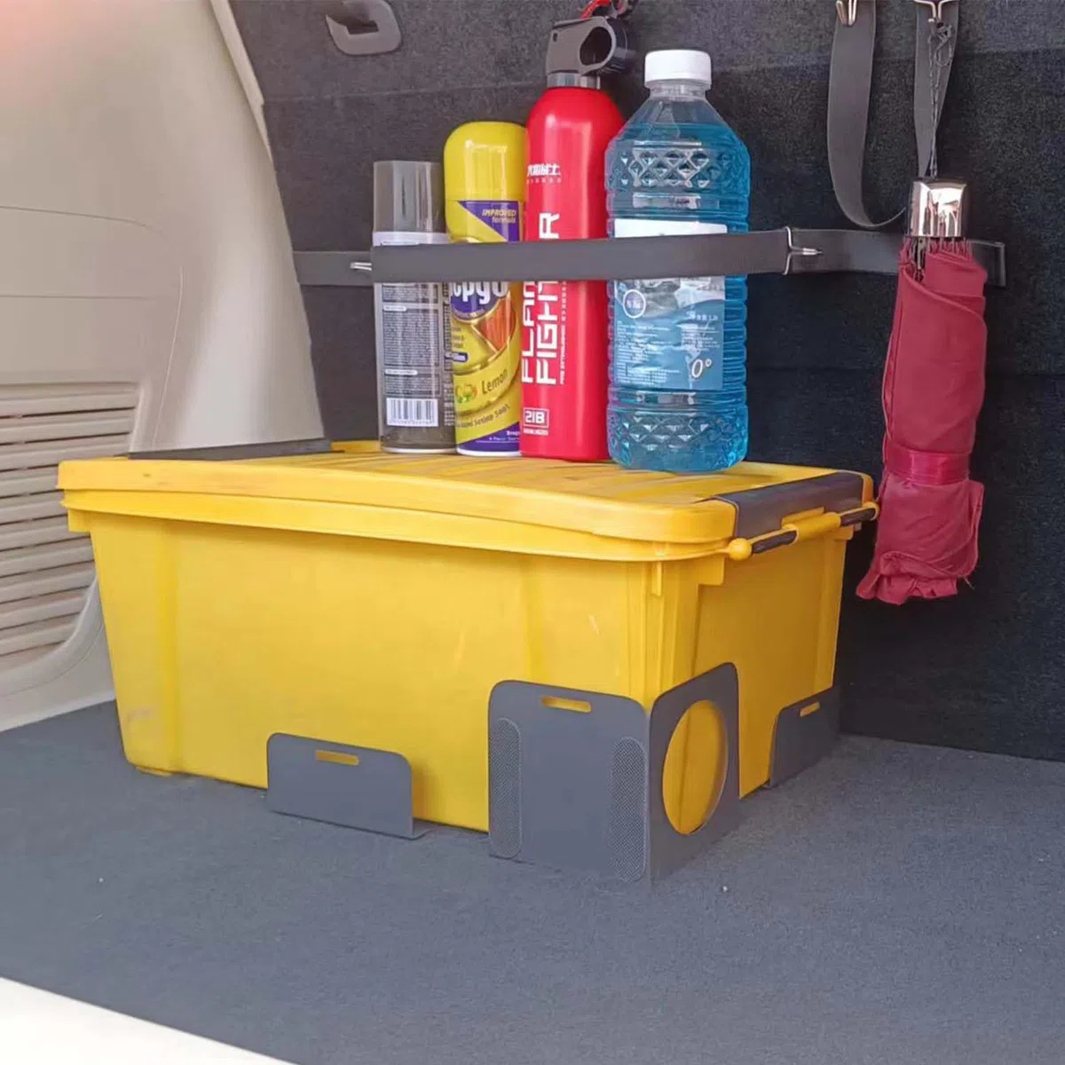 Organizador de maletero,Organizador de Maletero Coche y SUV,Adecuado para Sedan,Station Wagon,SUV(Negro 6pcs)
