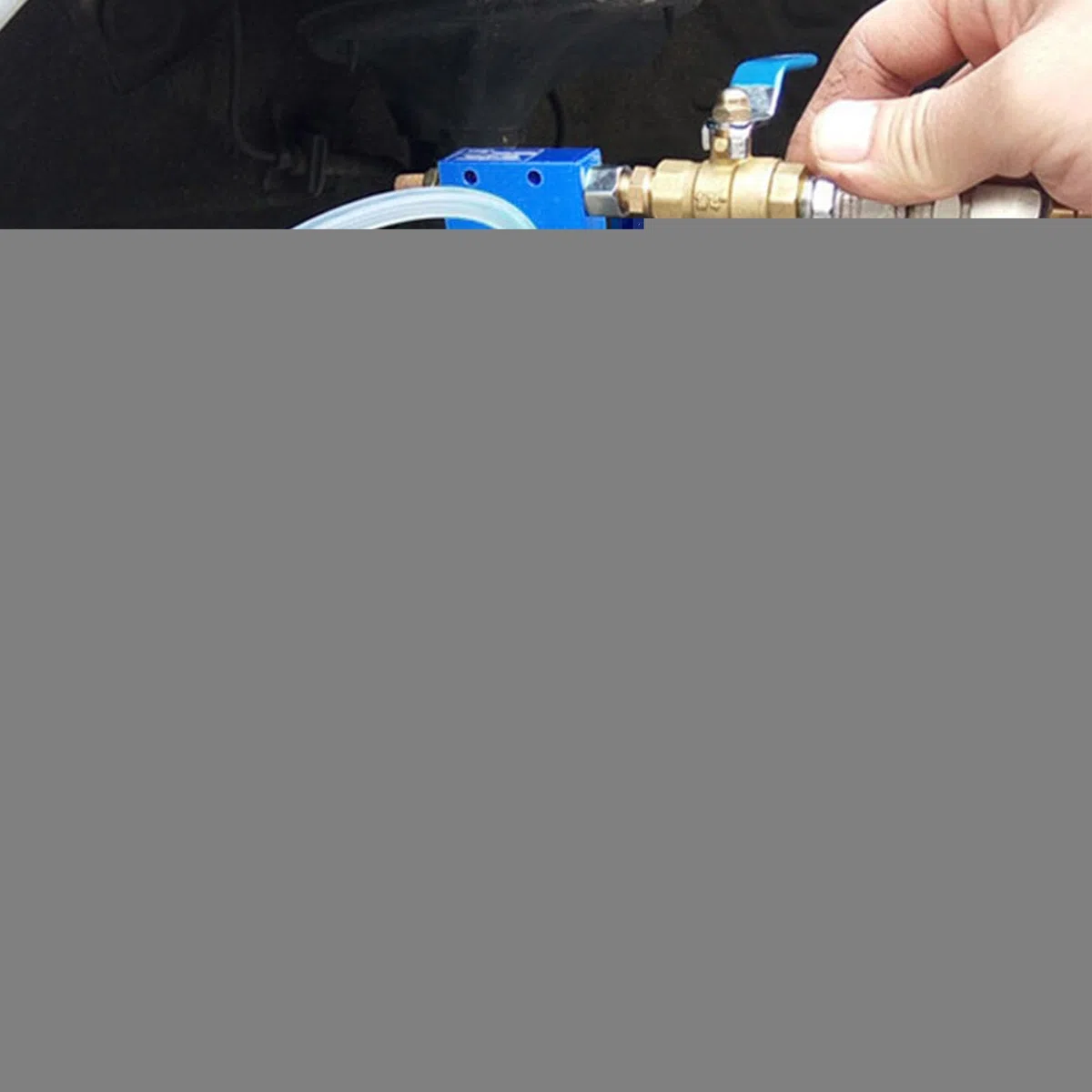 Extractor de fluidos automotrices - Purgador de frenos universal, evacuador neumático | Para coches, motocicletas, camiones, RV, SUV, bomba de cambio de, mantenimiento al vacío, tanque de succi