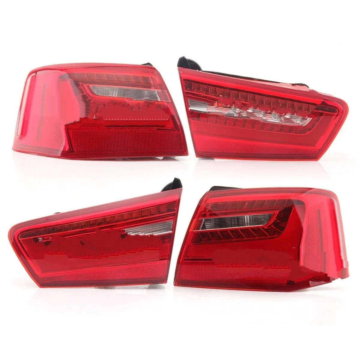 Conjunto De Luces Traseras Para Audi A6 C7 2010-2016 Exterior E Interior