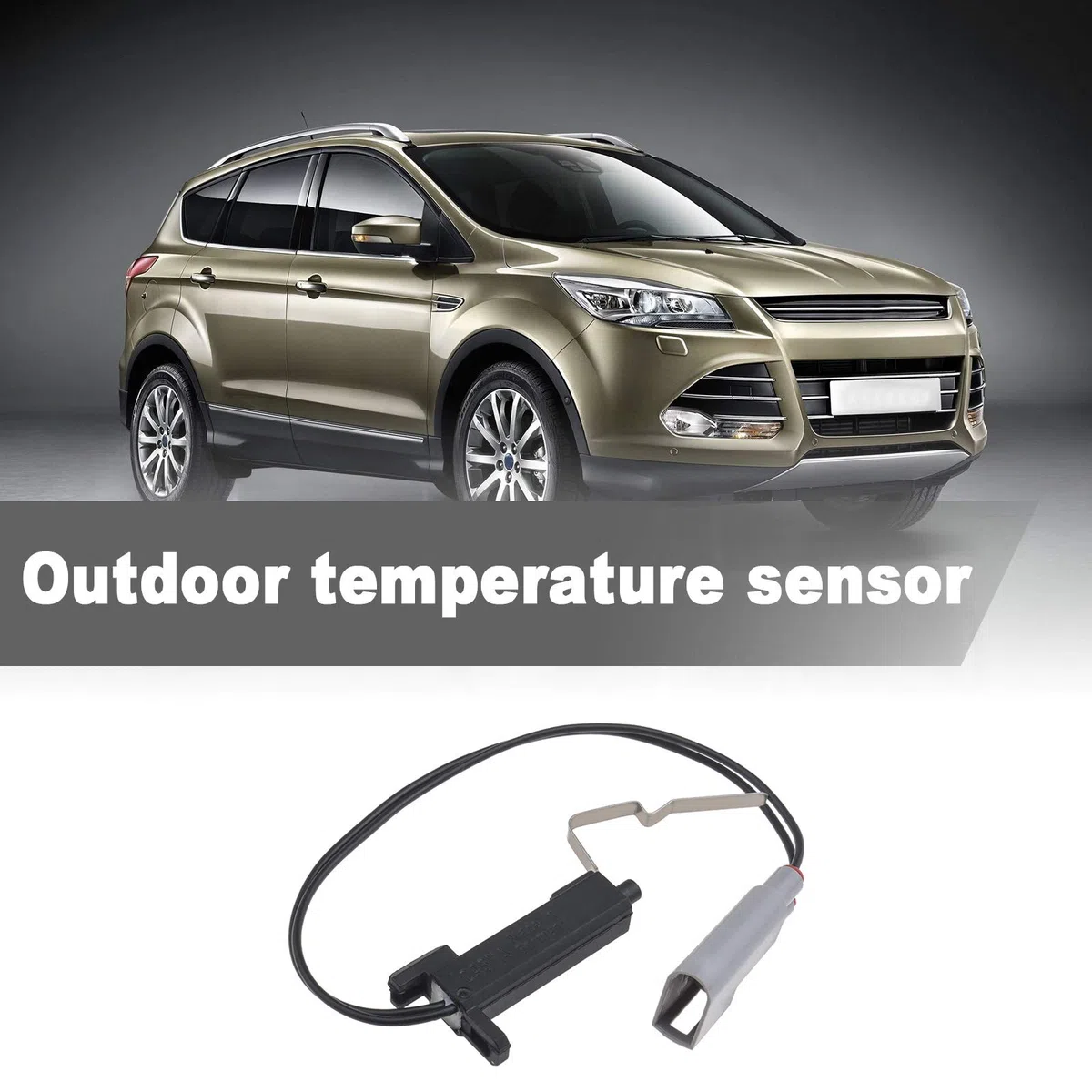 Sensor de Temperatura Exterior Del Coche 1S7F-10K936-AA Sensor de Temperatura Del Aire Ambiente Compatible con Fiesta MK5 MK6 MK7 Compatible con Focus MK1 MK2 Mondeo