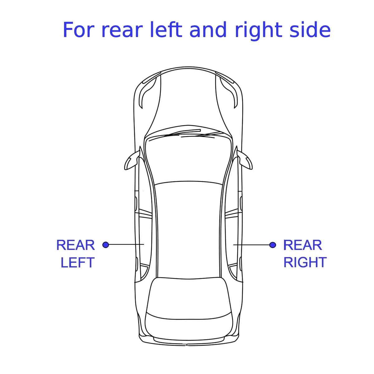 Twowinds - Clip Elevalunas Compatible con Renault Mégane, Scenic I (1995-2003) Laguna (1993-2001) Laguna 2 (2001-2007) Espace 4 (2002-2006) - Puerta Trasera Derecha, Izquierda - Ventana (2 piezas)