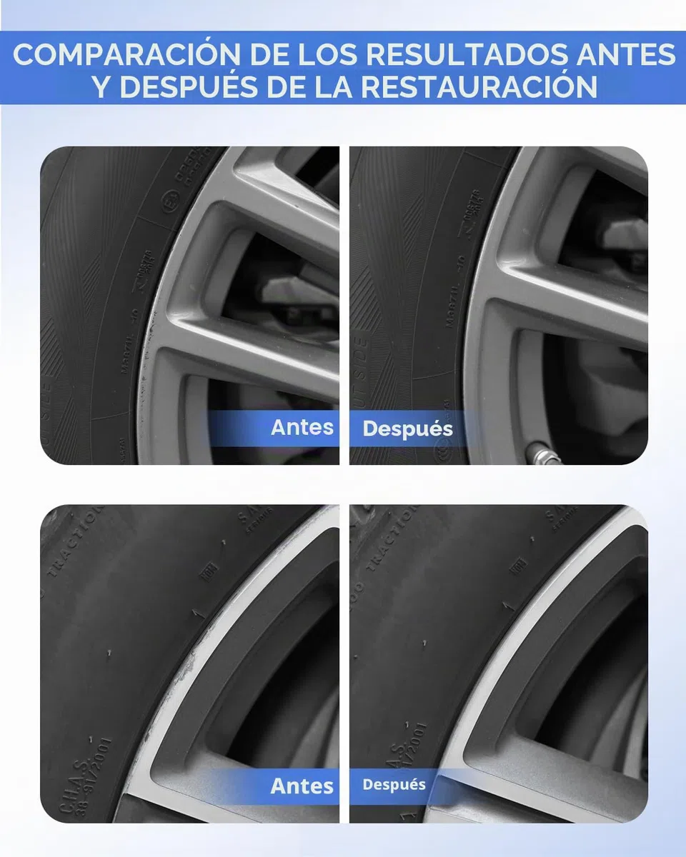 Pintura para retoques de llantas de plata refleja, compatible con llantas de BMW, reparación de daños en bordillos con pintura a juego de colores