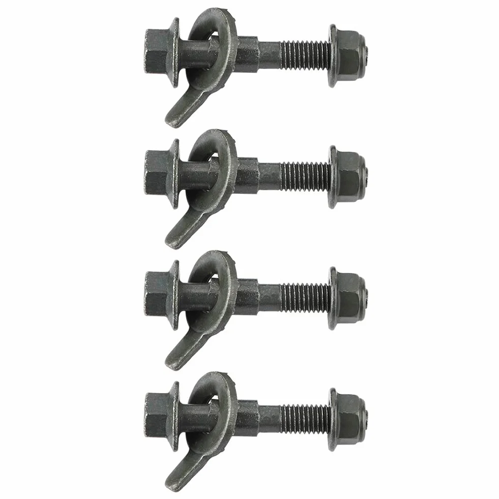 Perno de leva, 5 piezas de 12 mm para vehículos, acero, alineación de cuatro ruedas, kit de inclinación ajustable, perno de leva, verde militar