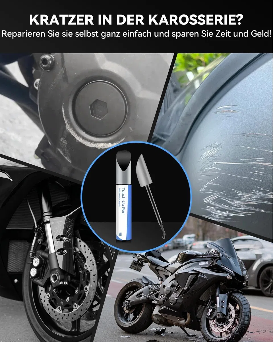 0903 Negro Metálico X Raven Pintura de reparación para motocicleta Yamaha, Exactitud de color