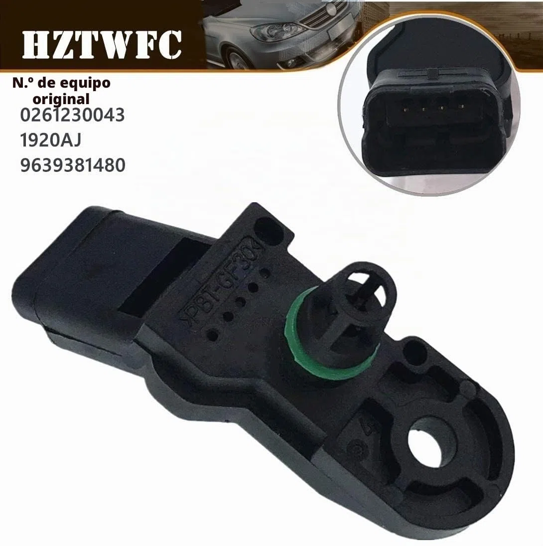 Sensor de presión de aire de admisión MAP OEM # 0261230043 1920AJ 9639381480 Para Citroen Berlingo C2 C3 C4 C5 C8 JUMPY NEMO XSARA SAXO