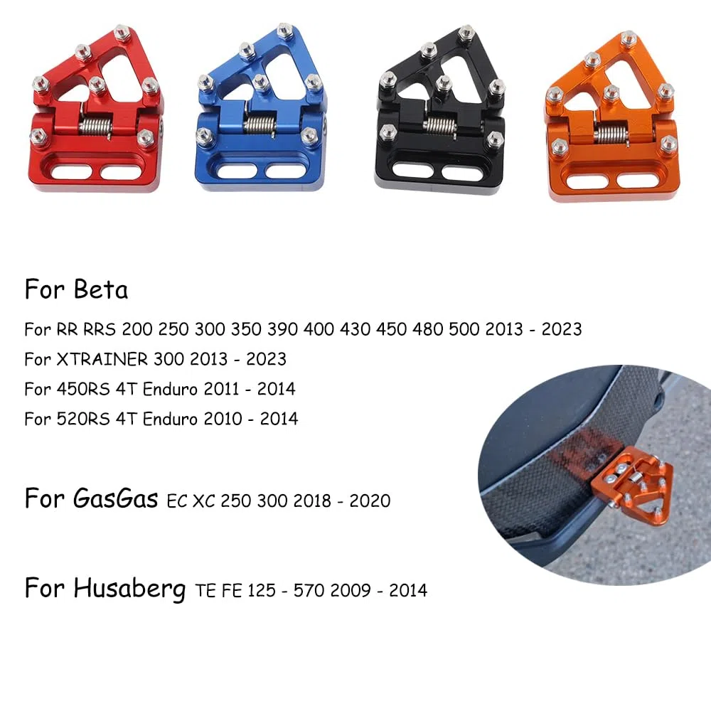 Pedal Pedales de Freno trasero plegable para motocicleta placa punta para 390 690 790 890 990 950 1050 1090 1190 1290 Super Adventure ADV 125-530 SX EXC XC F Husqvarna Sherco Beta GasGas Husaberg