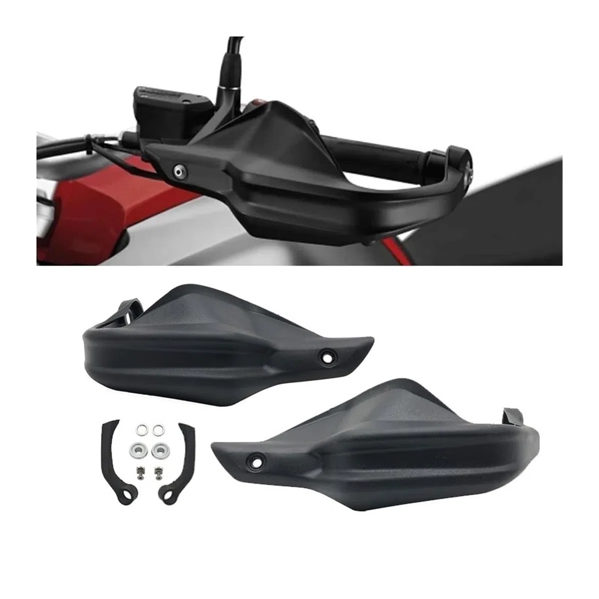 Protector Guardamanos para BMW R 1200 para GS para ADV para R1200GS para LC F800GS para Adventure Manos para S1000XR R1250GS F750GS F850GS F 850 ​​para GS 2023 Moto Protectores Mano(Black)
