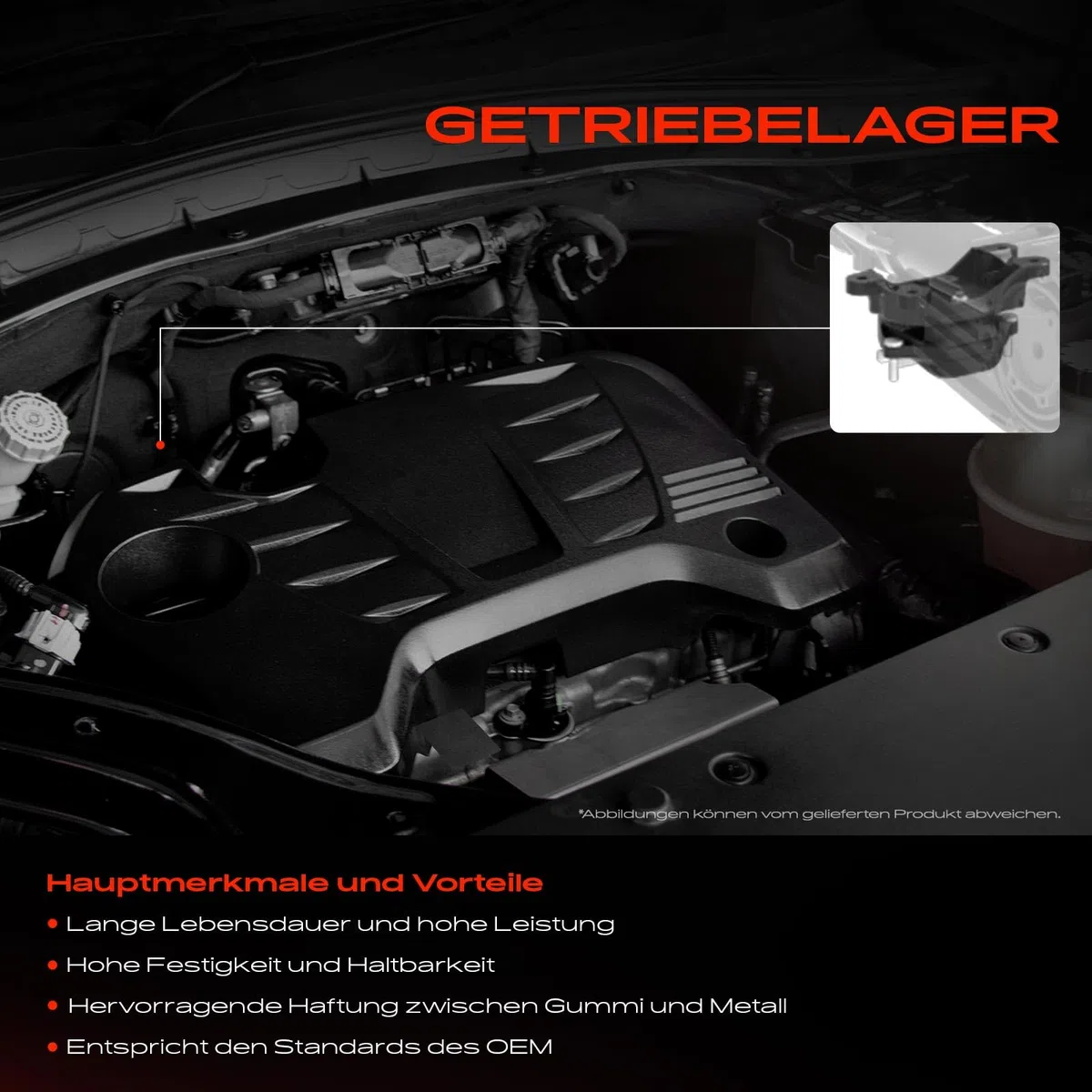 Frankberg 2x Soportes del Motor Almacenamiento Motor Compatible con Serie 5 Touring F11 3.0L Serie 3 cabrio E46 2.2L Serie 3 E46 2.2L Serie 5 E39 2.5L Z3 R.o.a.d.s.t.e.r E36 1.8L Replace# A4043