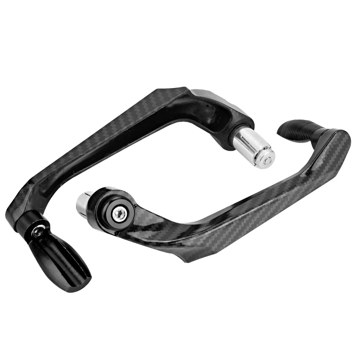 Protectores de Palanca de Motocicleta, Protector de Mano de Palanca de Motocicleta de Embrague de Freno de Manillar de Aleación de Aluminio Universal de 7/8 Pulgadas (Negro)