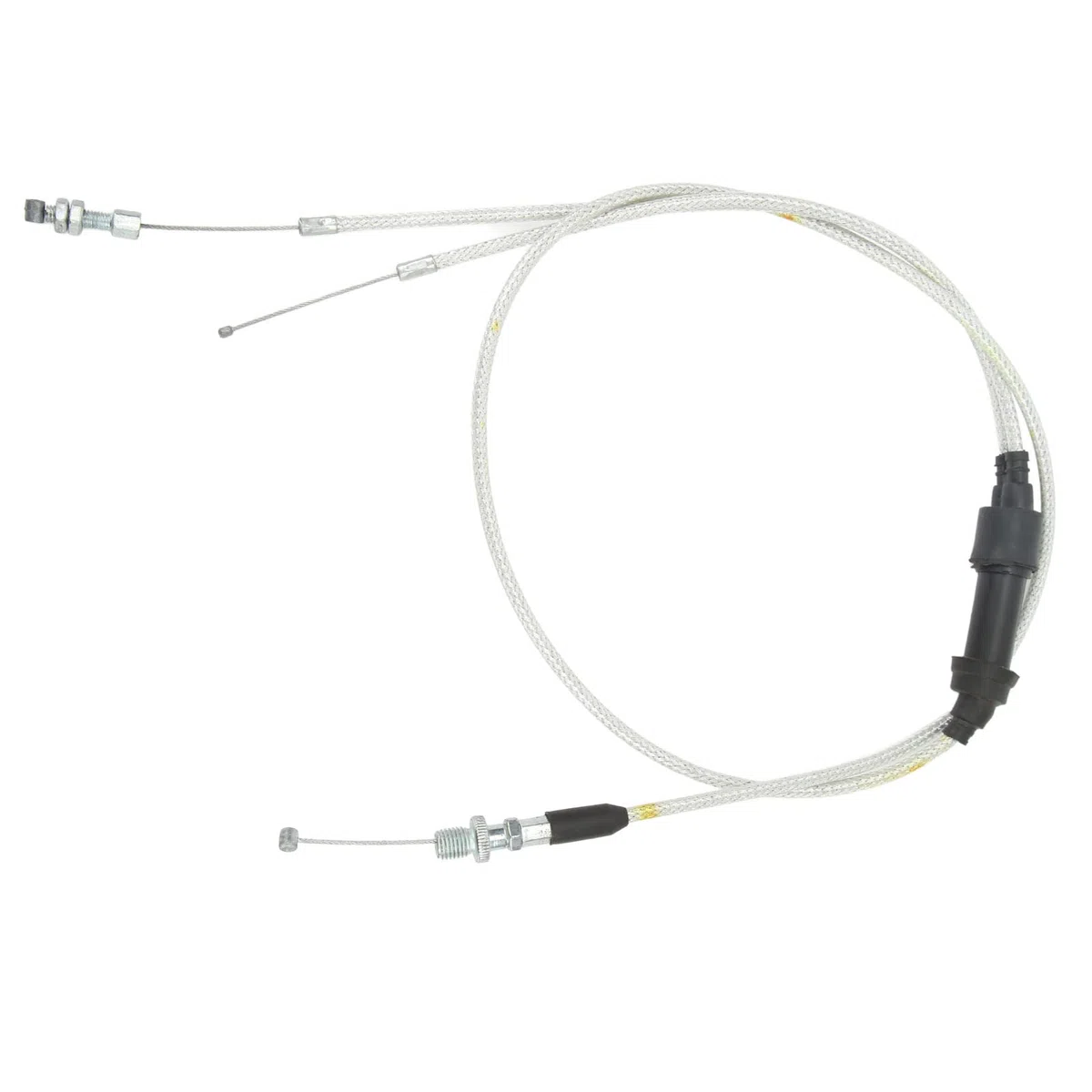 Qiilu Cable de Acelerador Doble de Motocicleta para CG150CC 200CC 250CC Motor ABS Metal Reemplazo de Cable de Acelerador de Motocicleta