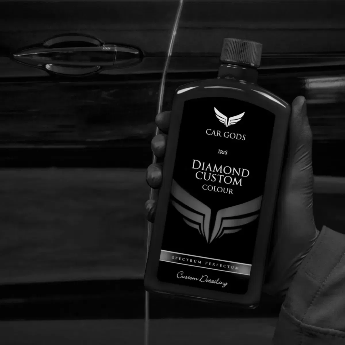 Car Gods Iris, Renovador de Pintura Negra, 500 ml