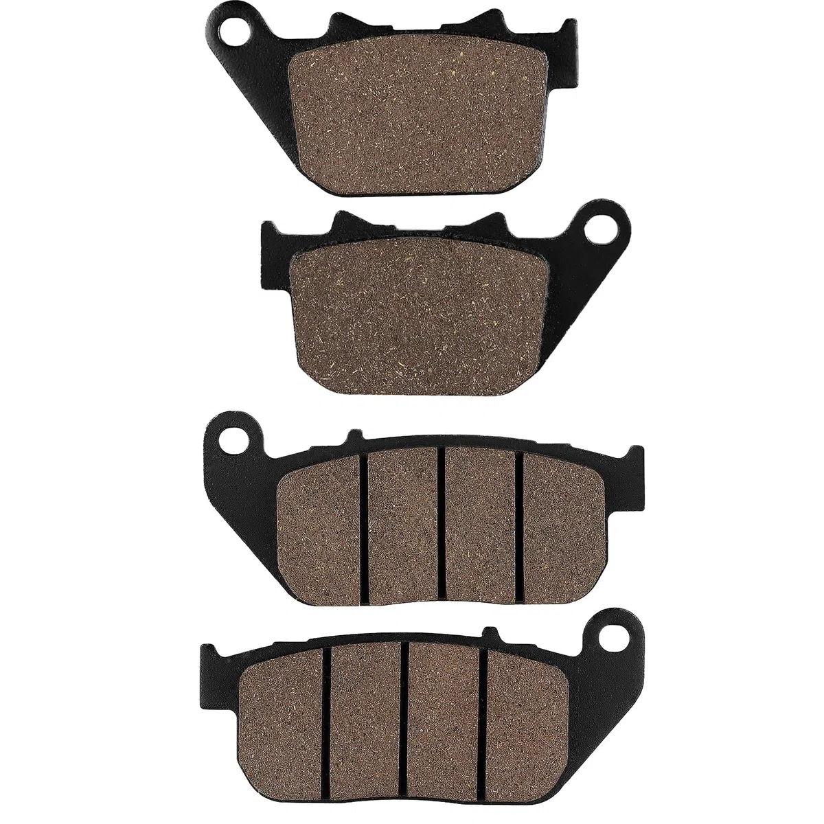 Pastillas de freno delantero y trasero para HARLEY DAVIDSON XL1200C Sportster 1200 Custom 2004-2013 / XL1200L Sportster Low 2007-2011