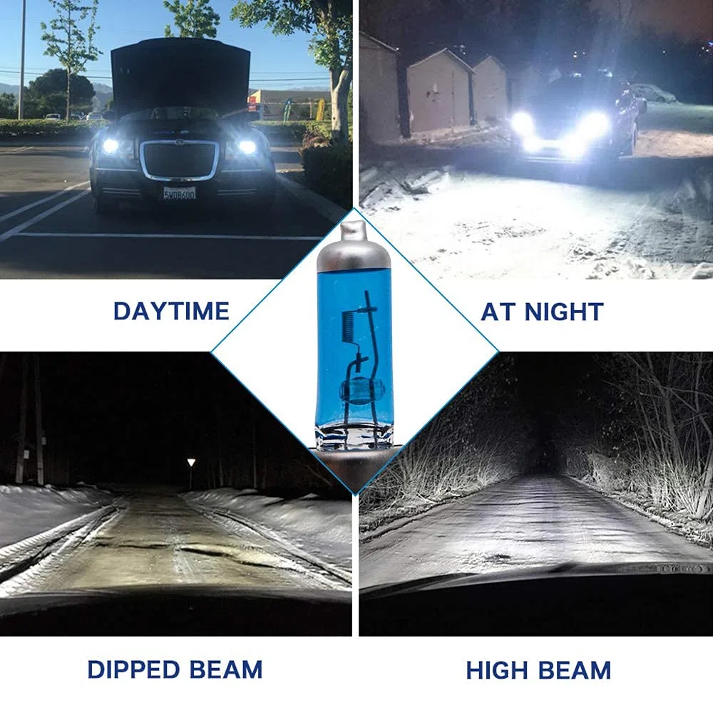 Riloer Faro de Bombilla de Xenón, Lámpara de Repuesto de Bombilla de Xenón de 55 W, Lámpara de Faro H7, Modelo Diferente