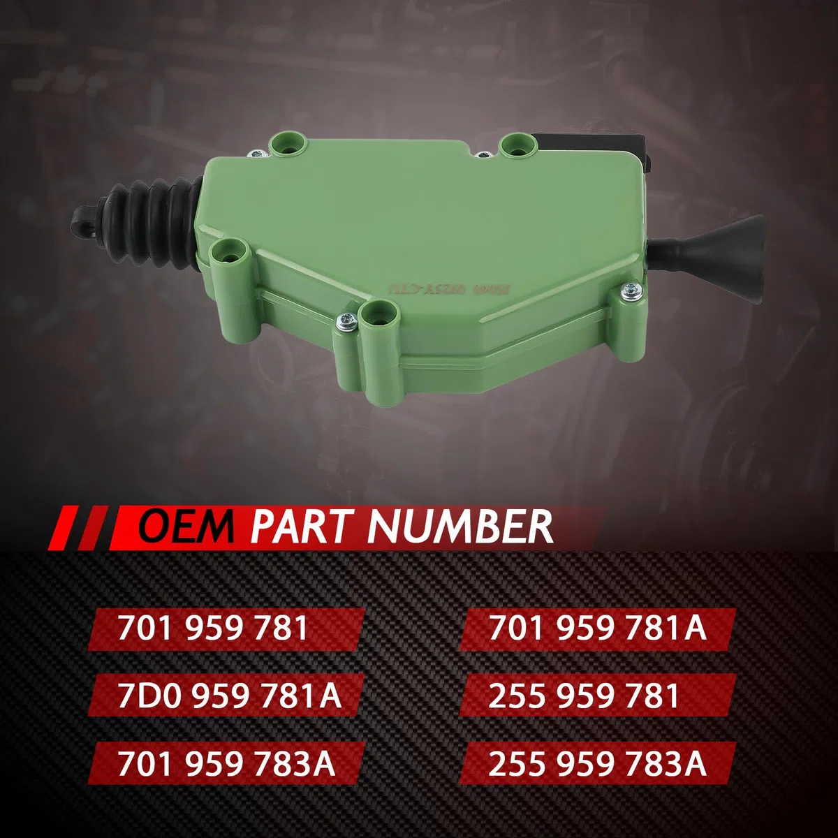 Actuador de cerradura de puerta de coche con cierre centralizado de repuesto para Transporter T4 1990-2003 T3 1979-1992 Número de pieza 7D0959781A 701959781 701959783A