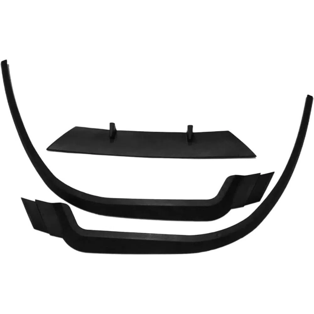 Juego de 3 parachoques delantero para Seat Leon Mk1, color negro brillante, material Plástico ABS