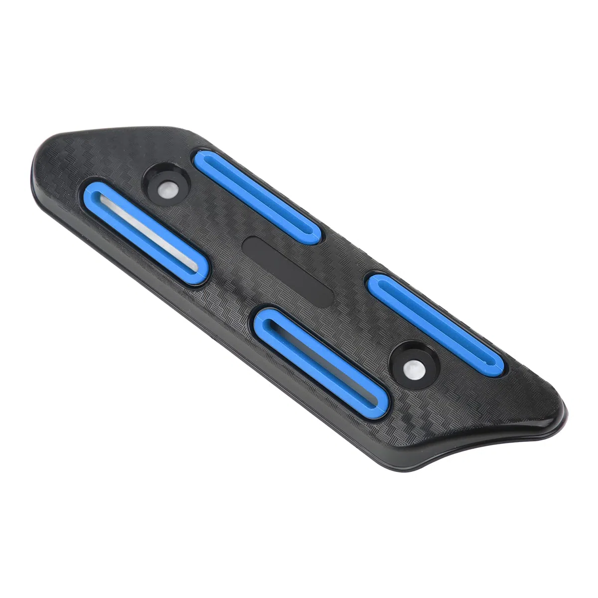 Escudo Térmico del Tubo de Escape, Protector Térmico del Tubo de Escape Universal para Scooters para Motocicletas (Azul)