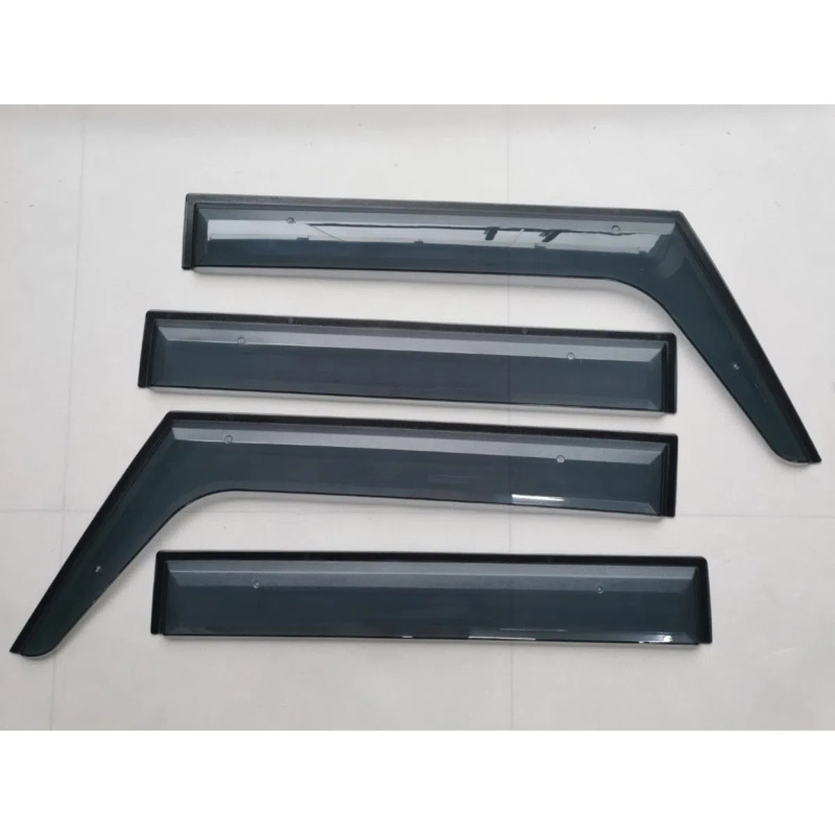 4 Piezas Deflectores de Viento Coche para Jeep Wrangler J K 2007-2017, Ventanas Laterales Deflectores Aire Ventana Derivabrisas Lluvia Visera Protector Accesorios
