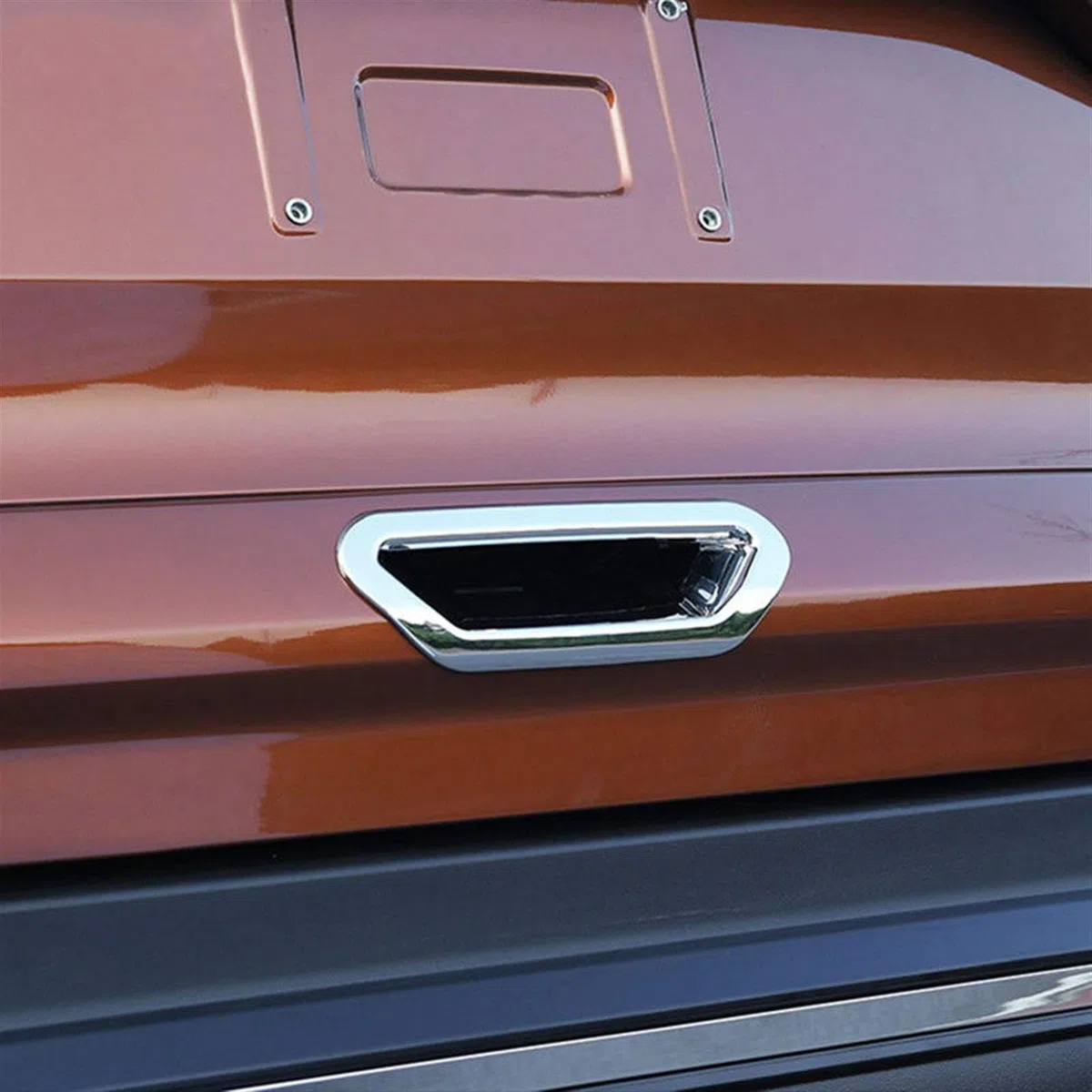 Embellecedor de la cubierta de la manija de la puerta del portón trasero del maletero cromado, for Ford, for Escape, for Kuga 2013-2018 Embellecedor de la manija de la puerta del coche Accesor