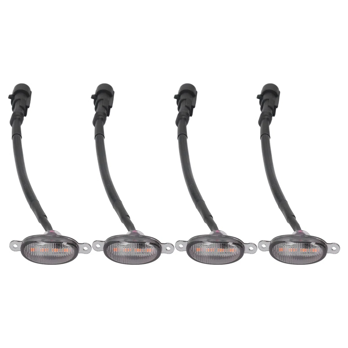 Luces de Parrilla Delantera, Universales para Estilo Raptor Luces LED de Parrilla Delantera Iluminación ámbar para Auto Camioneta SUV Todoterreno