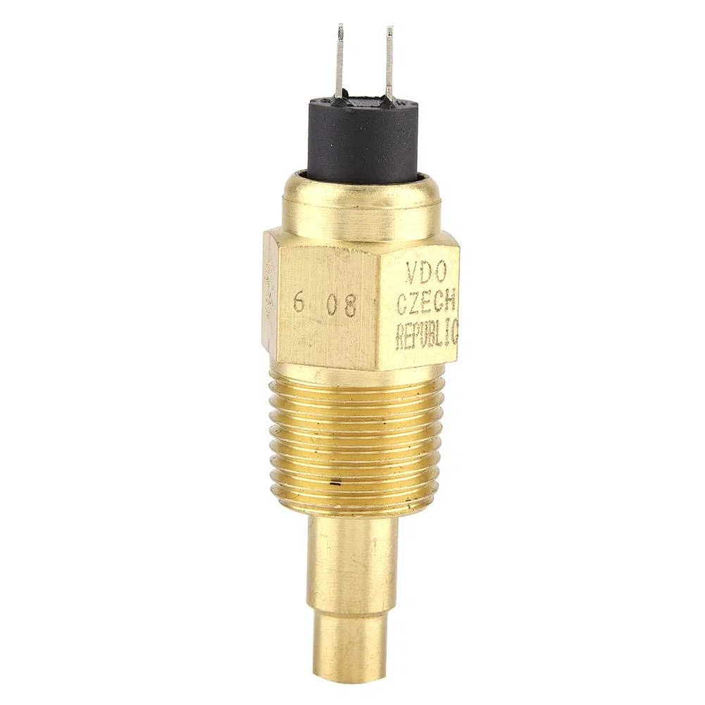 Sensor de temperatura del agua del motor 1/2NPT Sensor de temperatura para medidor de aceite y agua, accesorio de motor