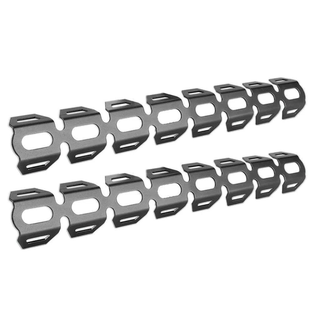 Calor del silenciador de escape, protector del tubo de escape de la motocicleta, cubierta antiescaldadura de aleación de aluminio premium con abrazaderas, protector del talón (Negra)