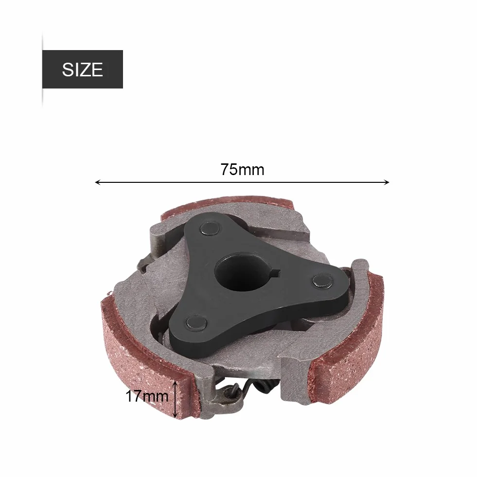 KIMISS Placa de Embrague para Moto, para Mini ATV y Scooter, con 3 muelles, Compatible con y 2 Tiempos