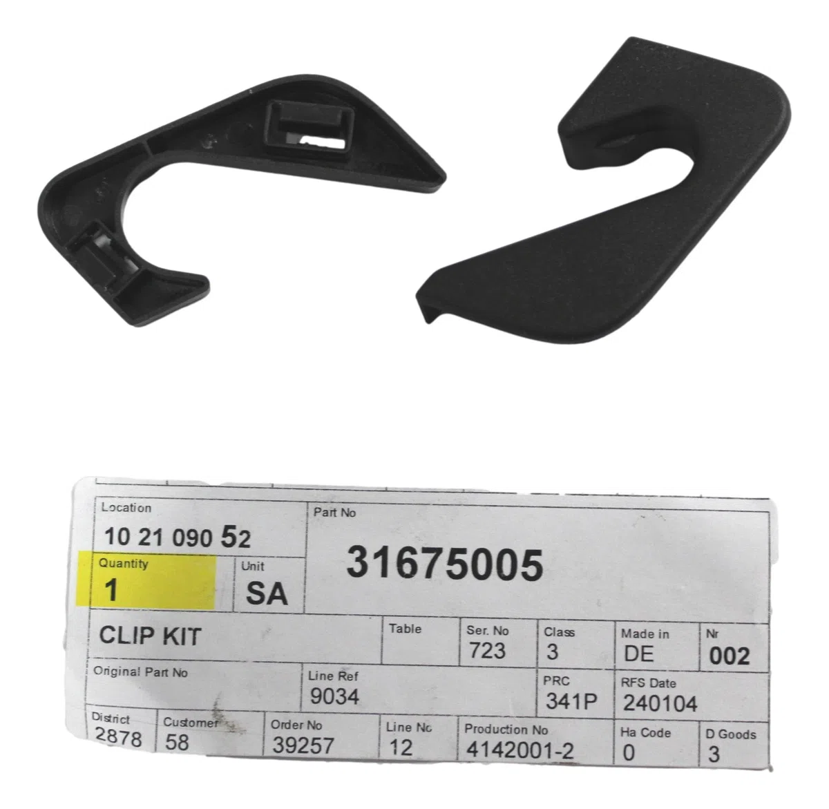 VOLVO XC40 - Soporte para maletero derecho OE