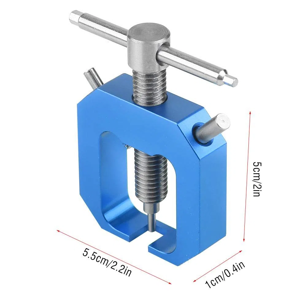 Extractor de Piñones Universal para Coches RC, Herramienta Profesional de Acero para Retirar Engranajes de Motor HSP HPI Traxxas, Accesorio de Actualización (Azul)