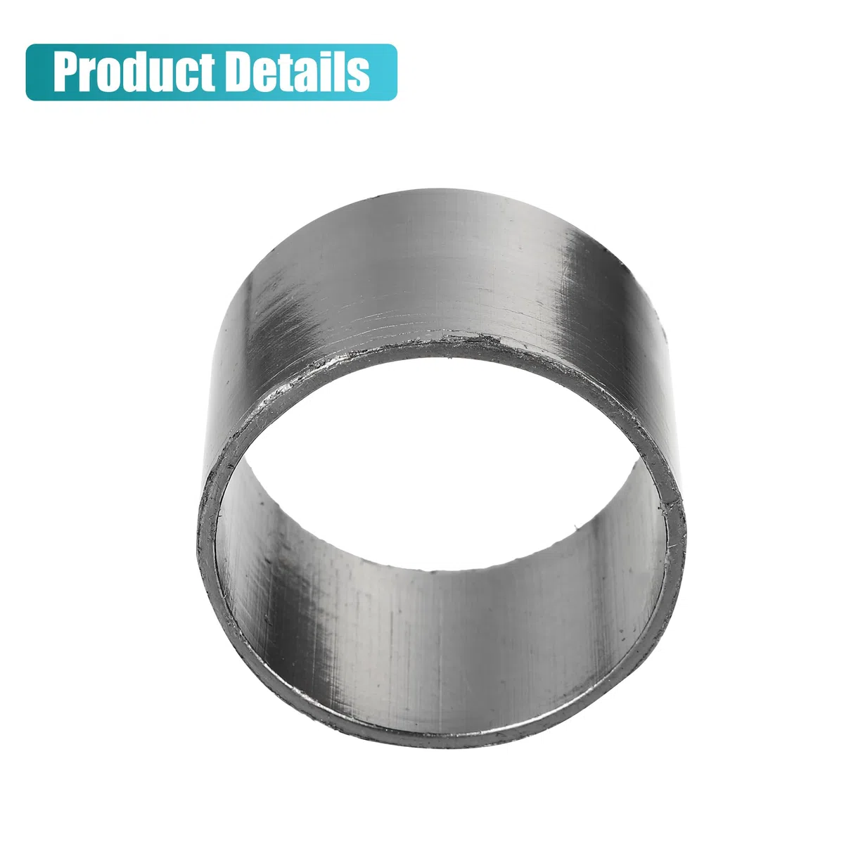 QUARKZMAN Junta De Escape De Tubo De Silenciador De Motocicleta, 42 Mm De Diámetro Interno Y 46 Mm De Diámetro Externo De Grafito
