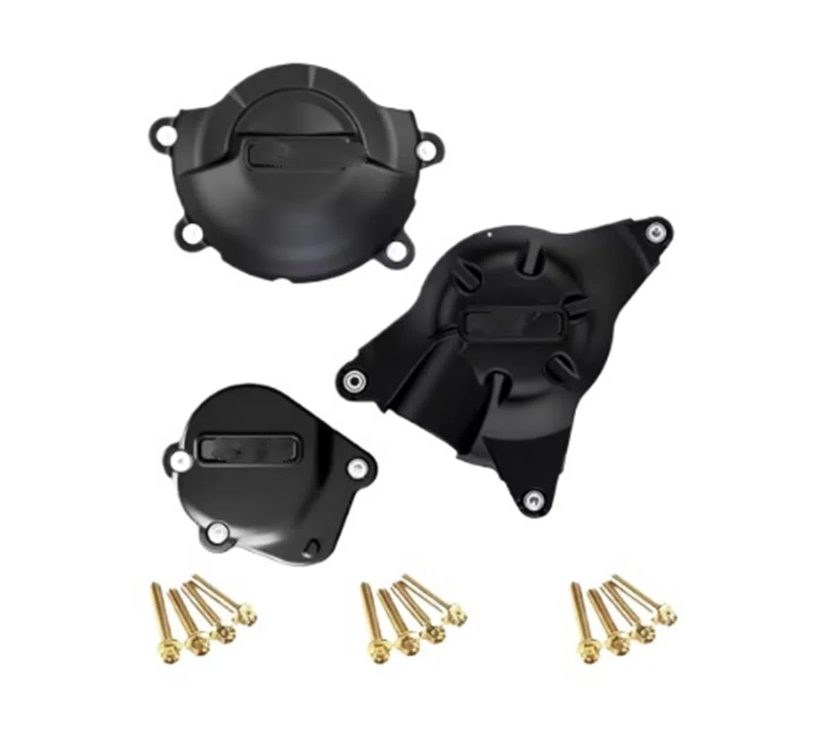 Para Para YAMAHA R6 2006-2023, Funda Protectora De Motor Para Motocicleta, Funda GB Racing Protectores De Cubierta De Motor(One set (3)-GD)