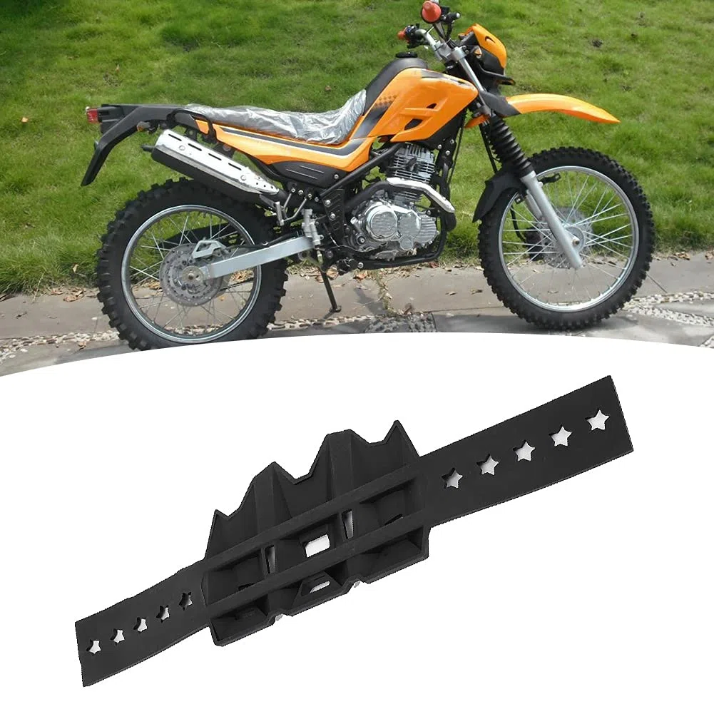 Protector Escape Moto, Protector Universal De Silicona para Tubo De Escape De Motocicleta (Negro)