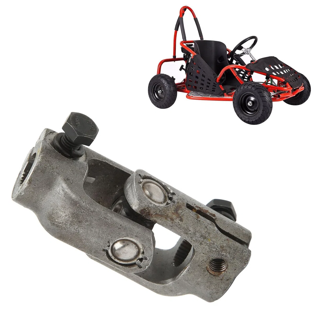 Junta Universal de Dirección Junta Universal de Dirección 30T 14 Mm Aleación de Acero Junta de Acoplamiento de Nudillo de Dirección de Servicio Pesado para Go Karts ATVs UTVs