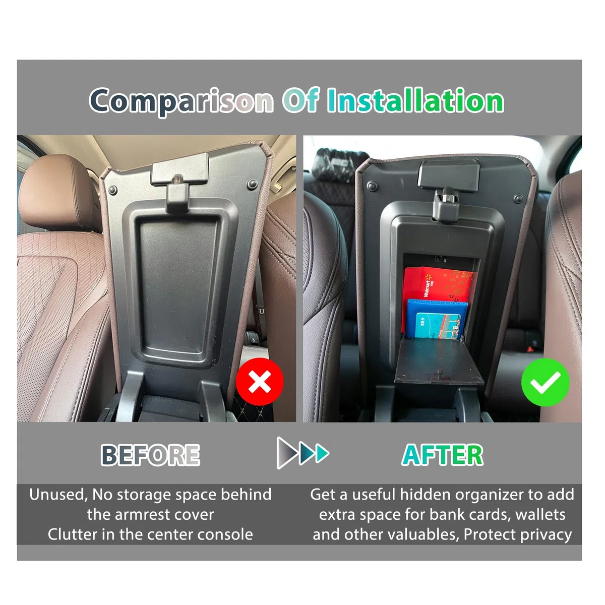 GAFAT Compatible con BMW Serie 3 G20 G21 2019-2024 2025/Serie 4 G22 i4 G26/i3 G28 2023-2025 Consola Central Caja de Almacenamiento, Reposabrazos Oculto Compartimento Organizador, Serie 3 G21 Accesorio