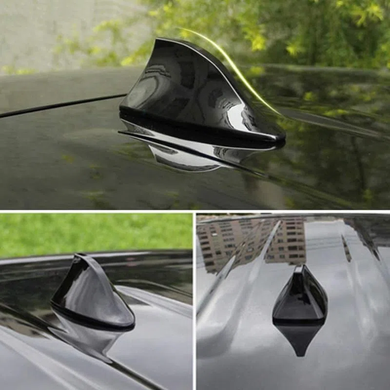 Antena De Aleta De TiburóN De Coche para BMW 1 Series 114 116 118 123 125 140 2004-2024 ABS Am/FM Radio Antena Aleta Coche Techo Superior Coche Accesorios,D