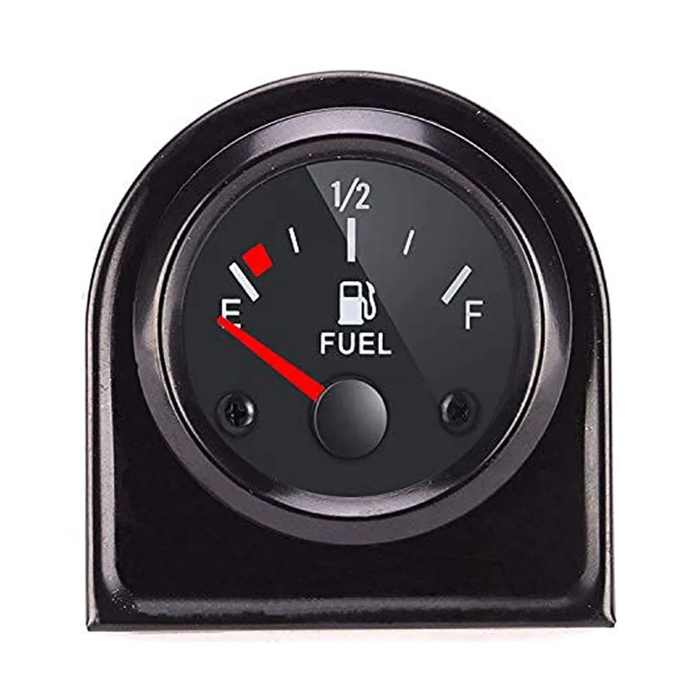 Gebildet Medidor de Nivel de Combustible,Indicador de Nivel de Combustible de 2 "52mm E-1/2-F Medidor de Tanque de Combustible Universal con Retroiluminación LED para Automóvil RV Yate Motocicleta