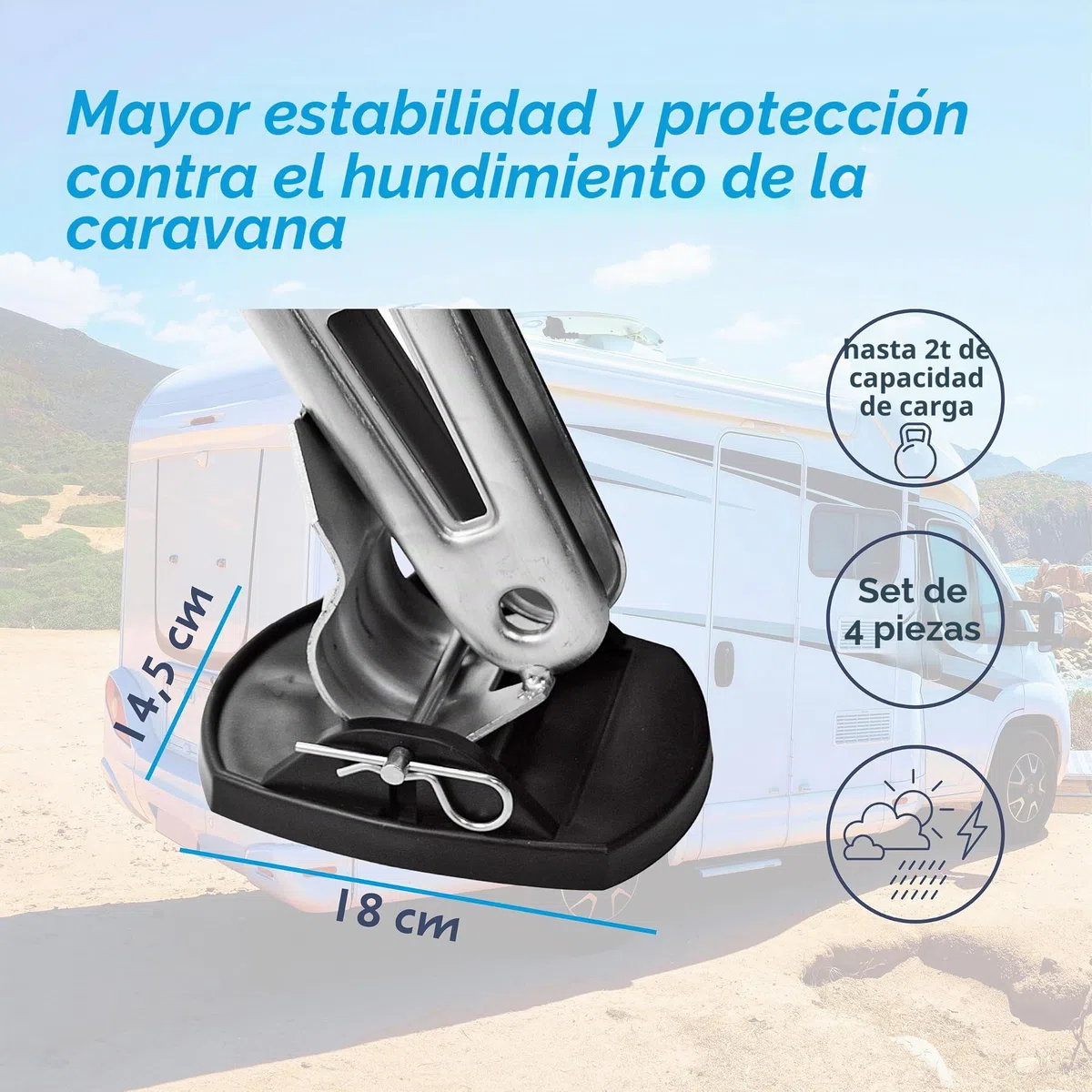 Cartrend 10187 Stuetzplatten 1er