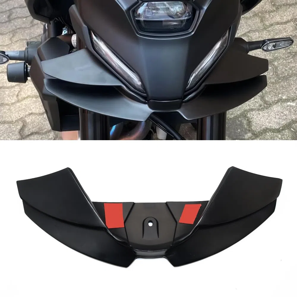 Alerón delantero para MT 07 MT07 2024 2025 Kit de ala aerodinámica de alerón delantero Winglet