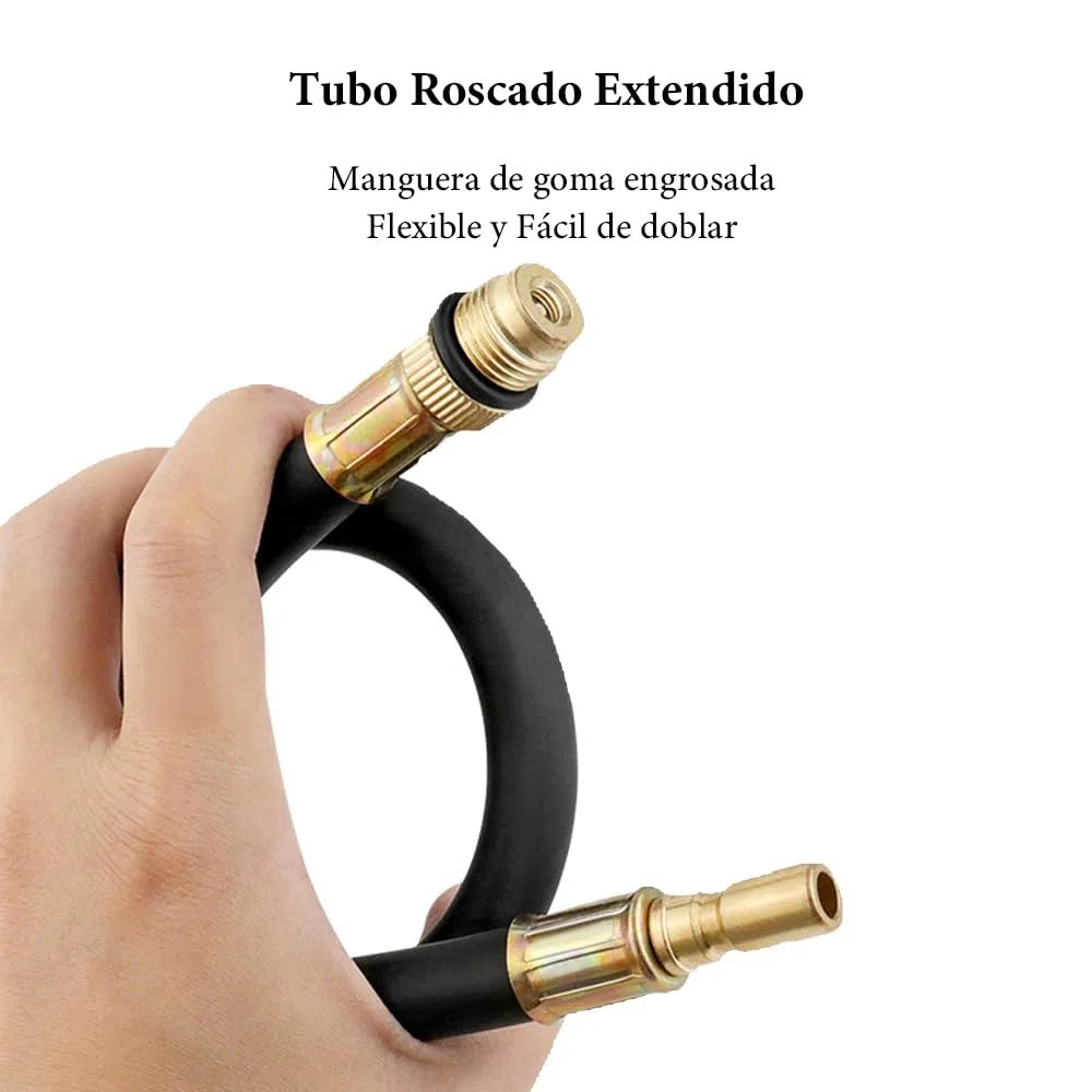 Ninabei Comprobador de compresión de cilindros para motores de gasolina test rápido y preciso medidor de compresion motor con adaptadores M10 M12 M14 M18 presión 20bar/300psi para coches motos y cami