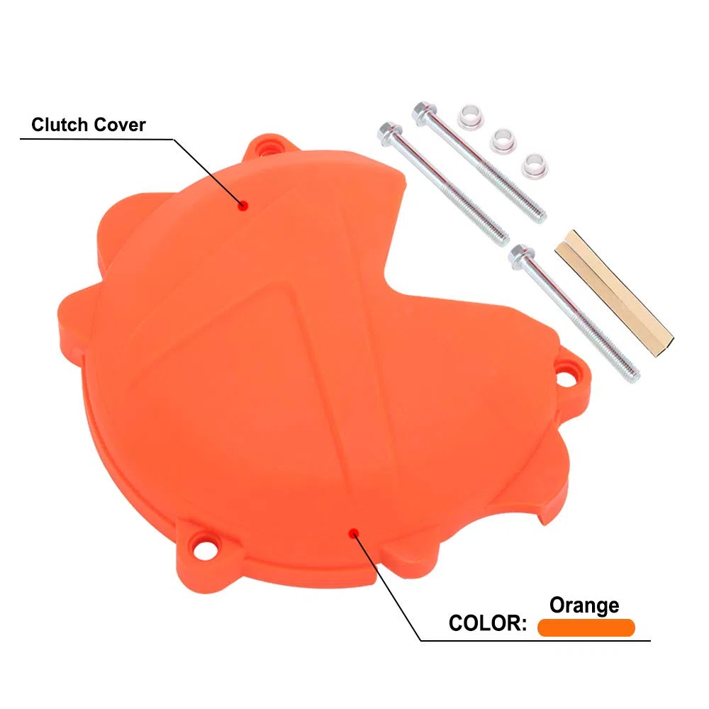AnXin Protector de cubierta de embrague de plástico para motocicleta EXC/XCW/SX/XC 250/350 2013-2016 TE 250 300 2015-2016